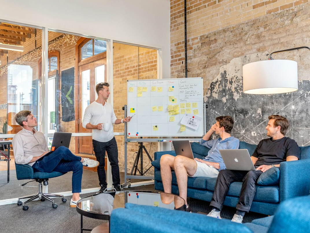 corporate team meeting