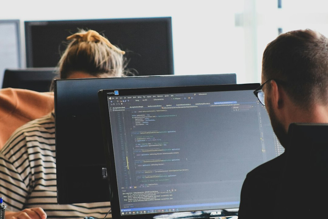 developers coding together